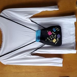 Small crochet backpack